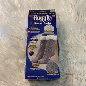 Huggle Sock brand new one size fits all gray color